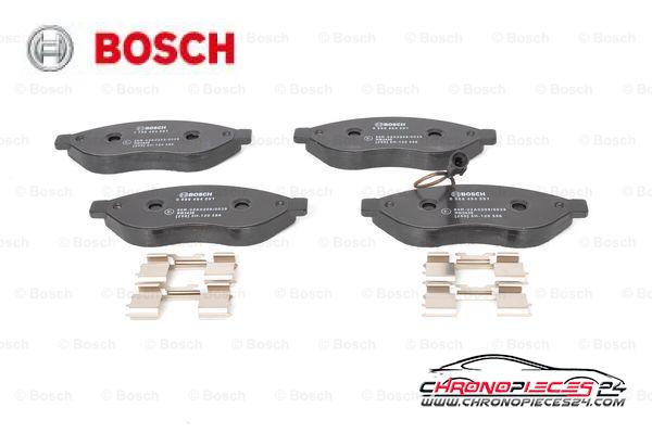 Achat de BOSCH 0 986 494 591 Kit de plaquettes de frein, frein à disque pas chères