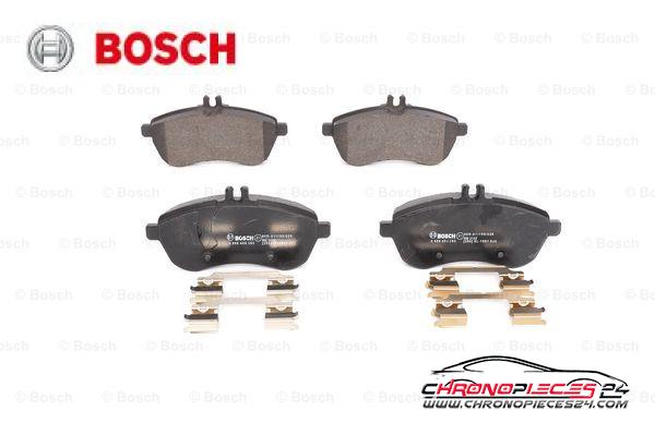 Achat de BOSCH 0 986 494 593 Kit de plaquettes de frein, frein à disque pas chères