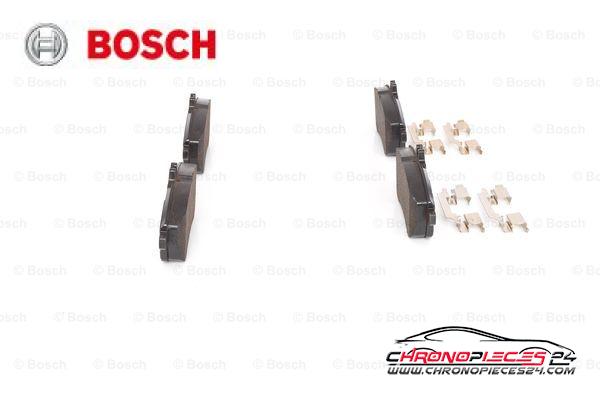 Achat de BOSCH 0 986 494 593 Kit de plaquettes de frein, frein à disque pas chères