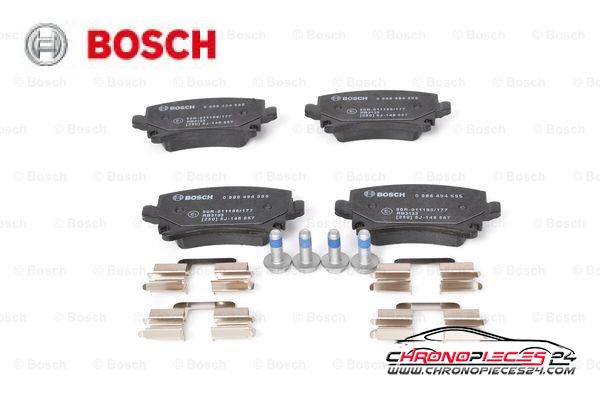 Achat de BOSCH 0 986 494 595 Kit de plaquettes de frein, frein à disque pas chères