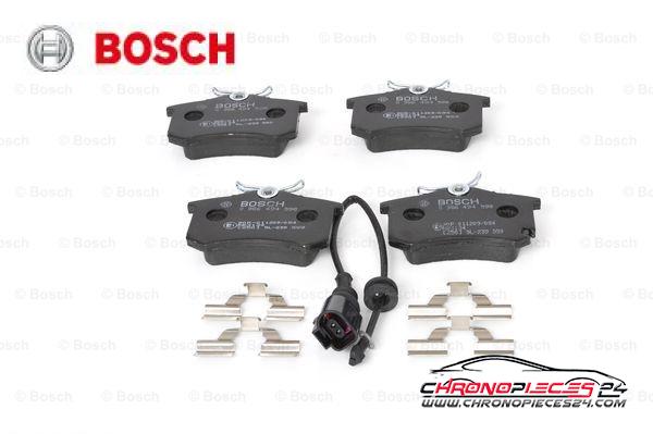 Achat de BOSCH 0 986 494 598 Kit de plaquettes de frein, frein à disque pas chères