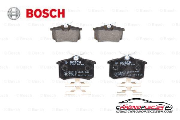 Achat de BOSCH 0 986 494 600 Kit de plaquettes de frein, frein à disque pas chères