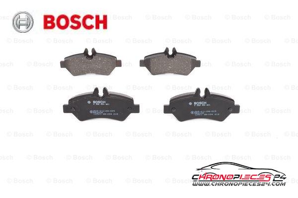 Achat de BOSCH 0 986 494 601 Kit de plaquettes de frein, frein à disque pas chères