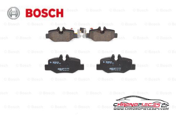 Achat de BOSCH 0 986 494 603 Kit de plaquettes de frein, frein à disque pas chères