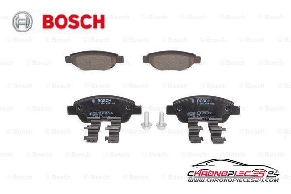 Achat de BOSCH 0 986 494 606 Kit de plaquettes de frein, frein à disque pas chères