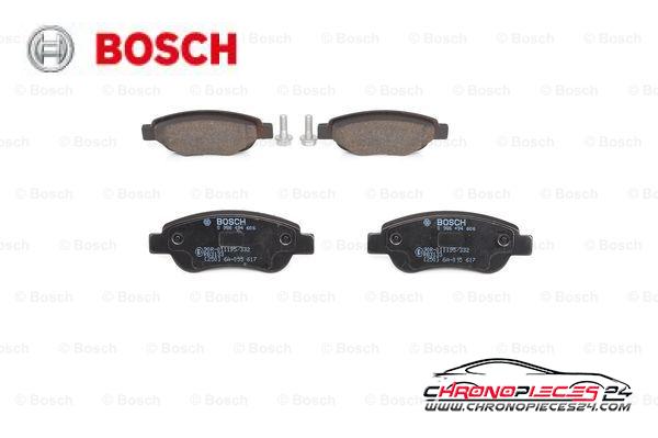 Achat de BOSCH 0 986 494 606 Kit de plaquettes de frein, frein à disque pas chères