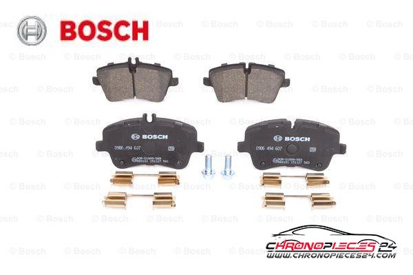 Achat de BOSCH 0 986 494 607 Kit de plaquettes de frein, frein à disque pas chères