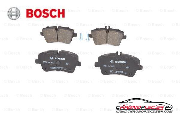 Achat de BOSCH 0 986 494 607 Kit de plaquettes de frein, frein à disque pas chères