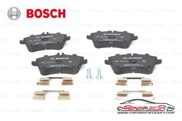 Achat de BOSCH 0 986 494 607 Kit de plaquettes de frein, frein à disque pas chères