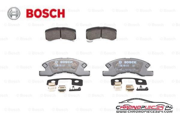 Achat de BOSCH 0 986 494 610 Kit de plaquettes de frein, frein à disque pas chères