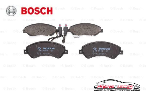 Achat de BOSCH 0 986 494 613 Kit de plaquettes de frein, frein à disque pas chères