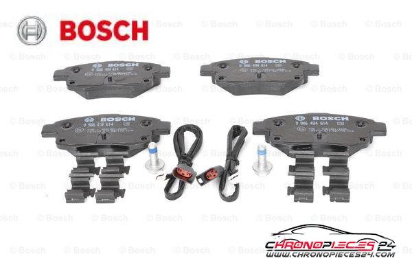 Achat de BOSCH 0 986 494 614 Kit de plaquettes de frein, frein à disque pas chères