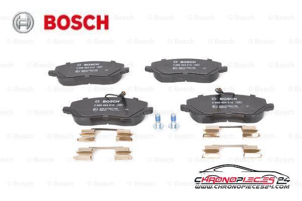 Achat de BOSCH 0 986 494 615 Kit de plaquettes de frein, frein à disque pas chères