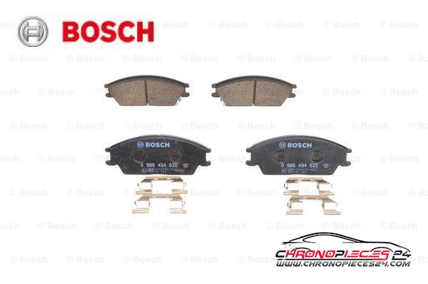 Achat de BOSCH 0 986 494 620 Kit de plaquettes de frein, frein à disque pas chères