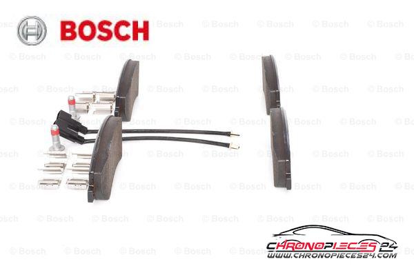 Achat de BOSCH 0 986 494 624 Kit de plaquettes de frein, frein à disque pas chères