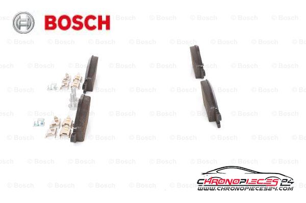 Achat de BOSCH 0 986 494 625 Kit de plaquettes de frein, frein à disque pas chères