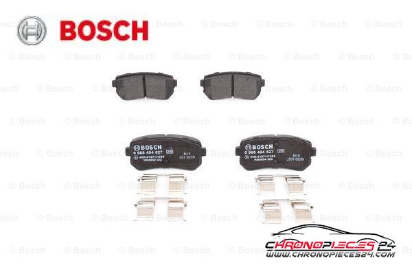 Achat de BOSCH 0 986 494 627 Kit de plaquettes de frein, frein à disque pas chères