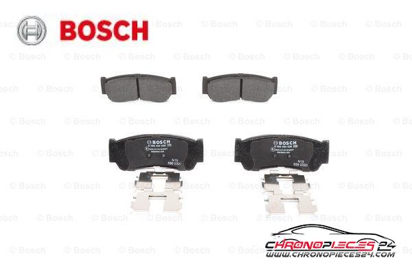 Achat de BOSCH 0 986 494 628 Kit de plaquettes de frein, frein à disque pas chères