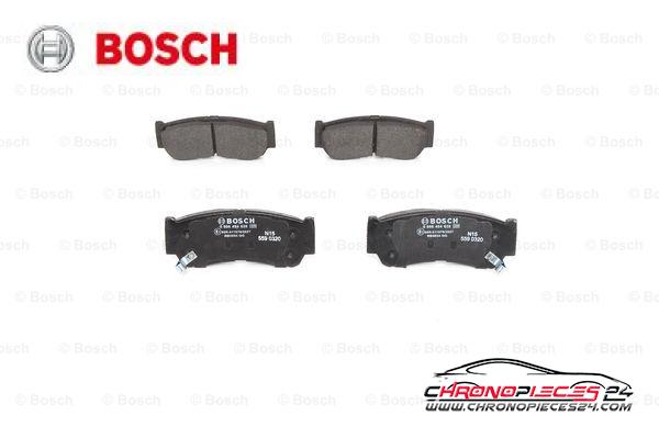 Achat de BOSCH 0 986 494 628 Kit de plaquettes de frein, frein à disque pas chères