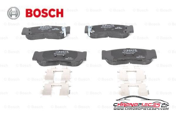 Achat de BOSCH 0 986 494 628 Kit de plaquettes de frein, frein à disque pas chères