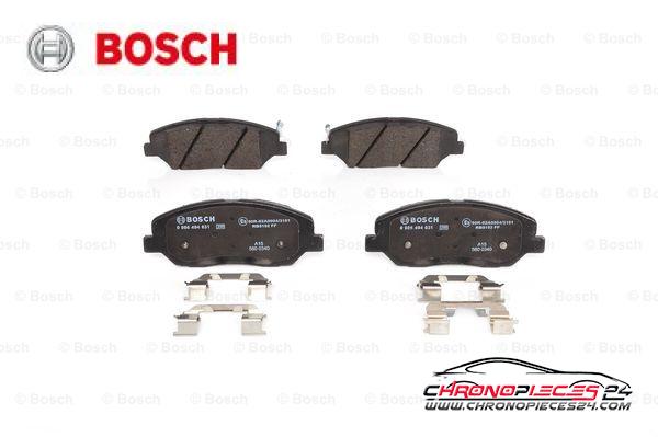 Achat de BOSCH 0 986 494 631 Kit de plaquettes de frein, frein à disque pas chères