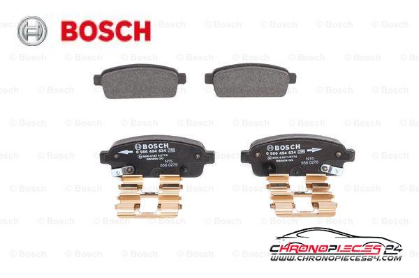 Achat de BOSCH 0 986 494 634 Kit de plaquettes de frein, frein à disque pas chères