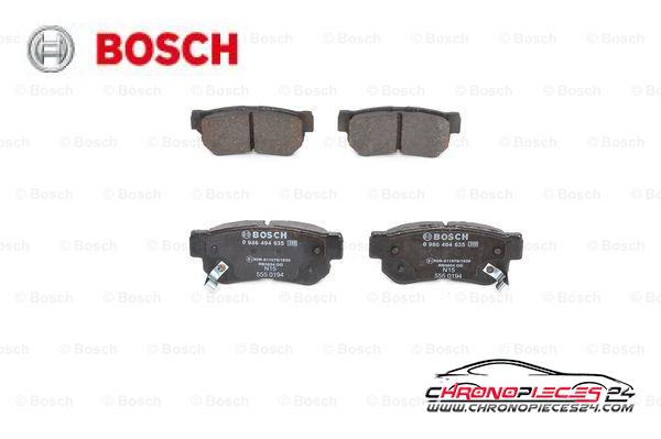 Achat de BOSCH 0 986 494 635 Kit de plaquettes de frein, frein à disque pas chères