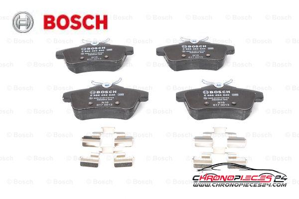 Achat de BOSCH 0 986 494 640 Kit de plaquettes de frein, frein à disque pas chères