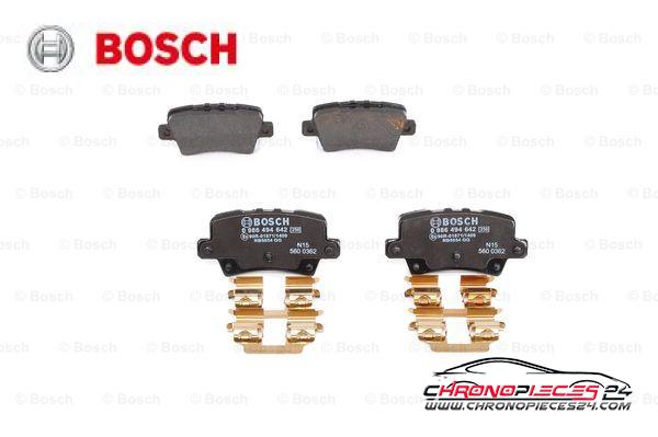 Achat de BOSCH 0 986 494 642 Kit de plaquettes de frein, frein à disque pas chères