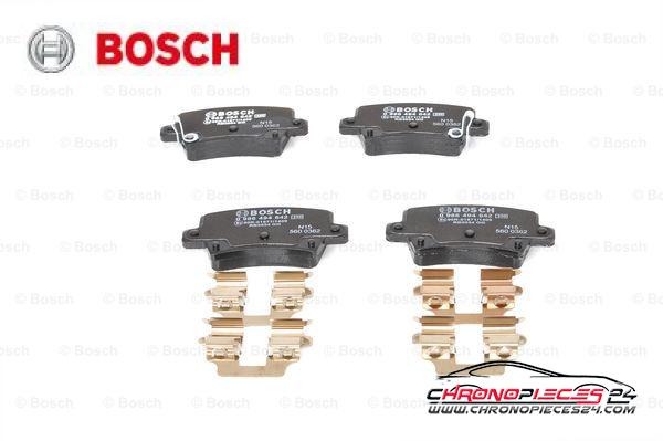 Achat de BOSCH 0 986 494 642 Kit de plaquettes de frein, frein à disque pas chères