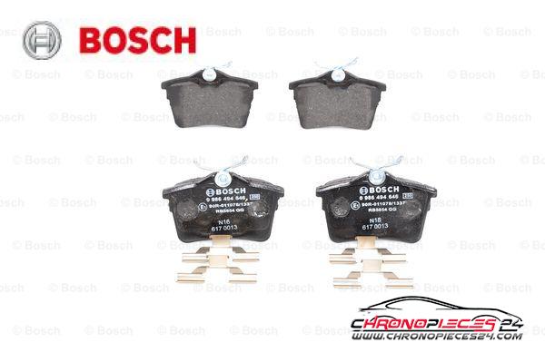 Achat de BOSCH 0 986 494 646 Kit de plaquettes de frein, frein à disque pas chères