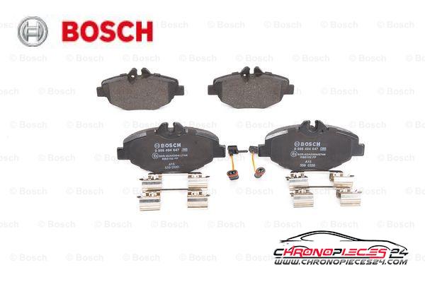 Achat de BOSCH 0 986 494 647 Kit de plaquettes de frein, frein à disque pas chères