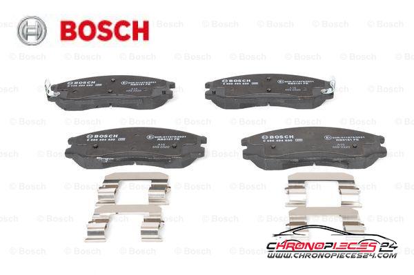 Achat de BOSCH 0 986 494 650 Kit de plaquettes de frein, frein à disque pas chères