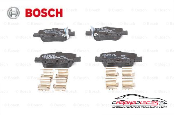 Achat de BOSCH 0 986 494 651 Kit de plaquettes de frein, frein à disque pas chères