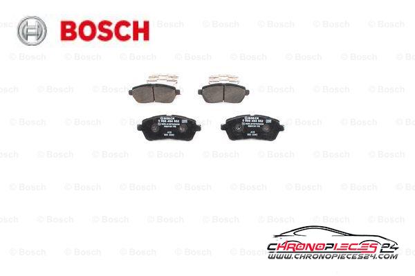 Achat de BOSCH 0 986 494 652 Kit de plaquettes de frein, frein à disque pas chères