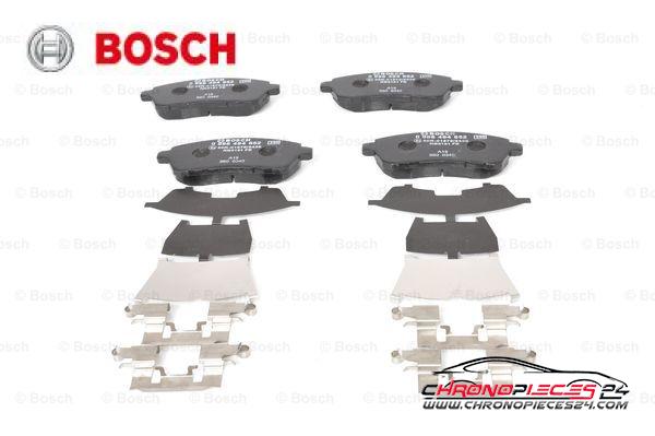 Achat de BOSCH 0 986 494 652 Kit de plaquettes de frein, frein à disque pas chères