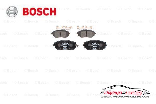 Achat de BOSCH 0 986 494 653 Kit de plaquettes de frein, frein à disque pas chères