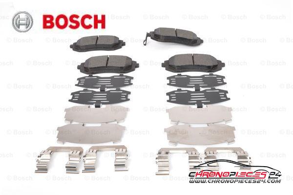 Achat de BOSCH 0 986 494 653 Kit de plaquettes de frein, frein à disque pas chères