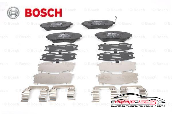 Achat de BOSCH 0 986 494 653 Kit de plaquettes de frein, frein à disque pas chères