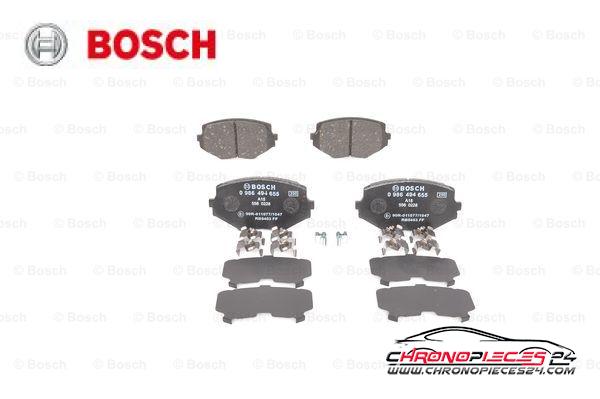 Achat de BOSCH 0 986 494 655 Kit de plaquettes de frein, frein à disque pas chères