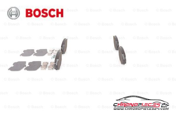 Achat de BOSCH 0 986 494 655 Kit de plaquettes de frein, frein à disque pas chères