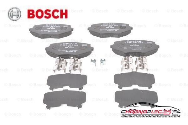 Achat de BOSCH 0 986 494 655 Kit de plaquettes de frein, frein à disque pas chères