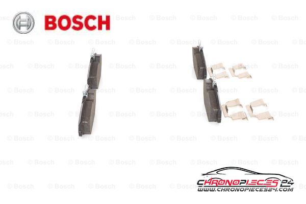 Achat de BOSCH 0 986 494 656 Kit de plaquettes de frein, frein à disque pas chères