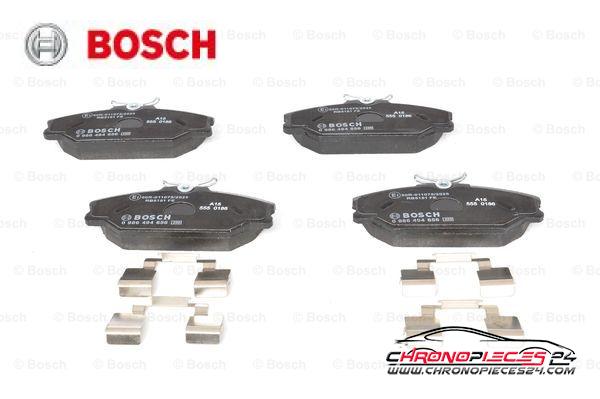 Achat de BOSCH 0 986 494 656 Kit de plaquettes de frein, frein à disque pas chères