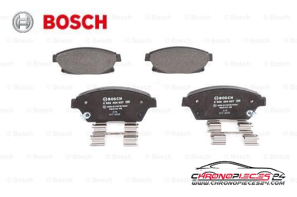 Achat de BOSCH 0 986 494 657 Kit de plaquettes de frein, frein à disque pas chères