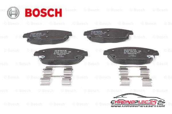 Achat de BOSCH 0 986 494 657 Kit de plaquettes de frein, frein à disque pas chères