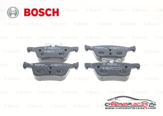 Achat de BOSCH 0 986 494 658 Kit de plaquettes de frein, frein à disque pas chères