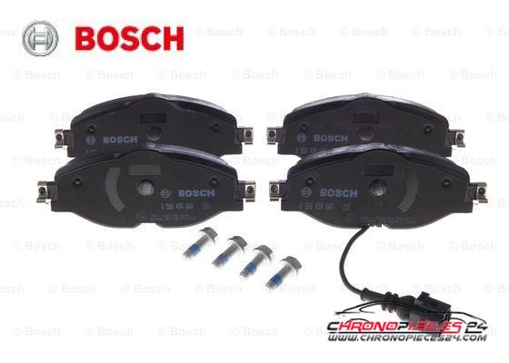 Achat de BOSCH 0 986 494 660 Kit de plaquettes de frein, frein à disque pas chères