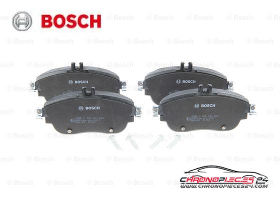 Achat de BOSCH 0 986 494 662 Kit de plaquettes de frein, frein à disque pas chères