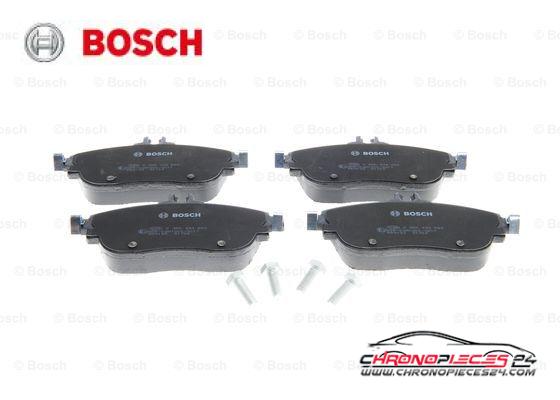 Achat de BOSCH 0 986 494 662 Kit de plaquettes de frein, frein à disque pas chères